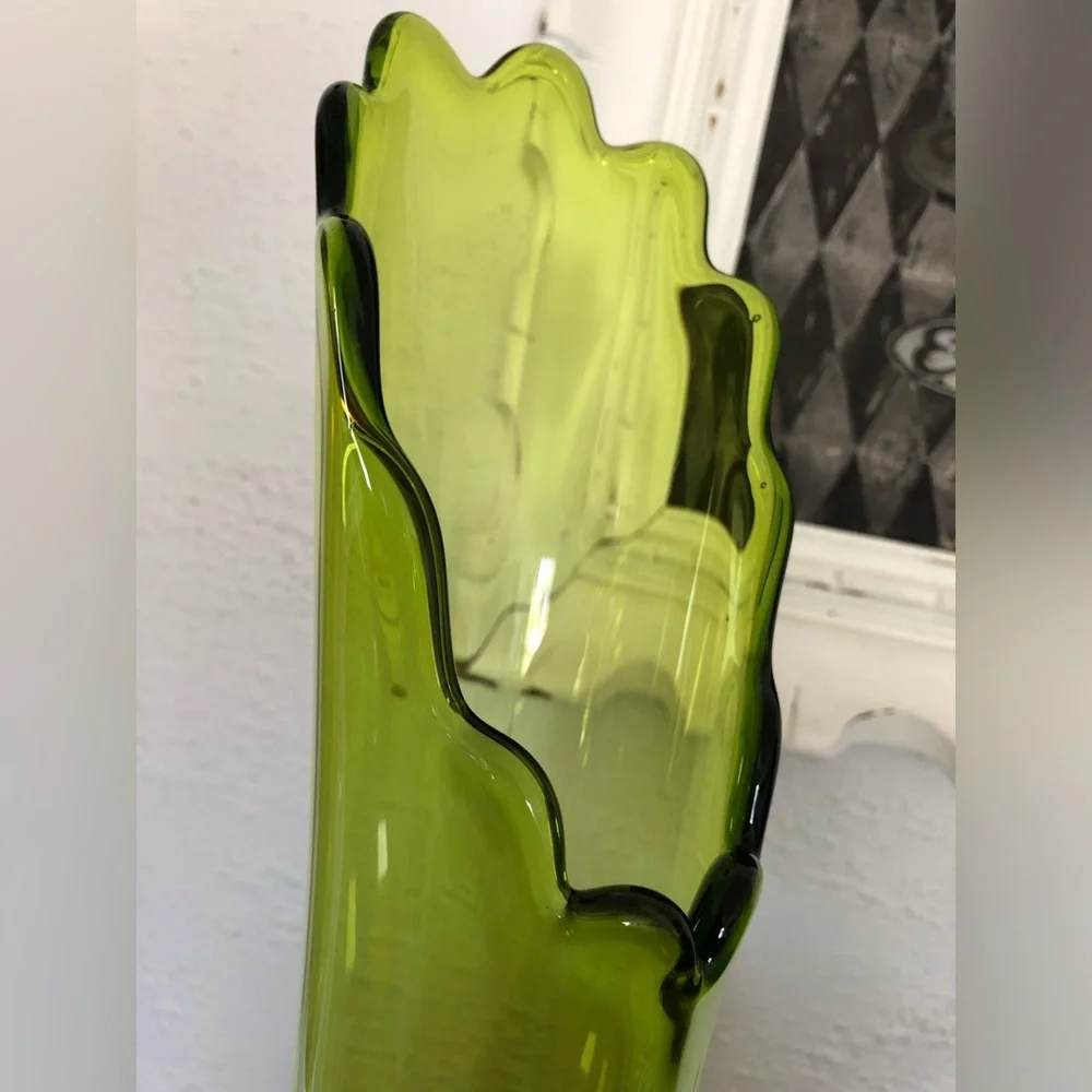 Incroyable et RARE et immense Swung vase 6 pétales - Picture 3 of 9